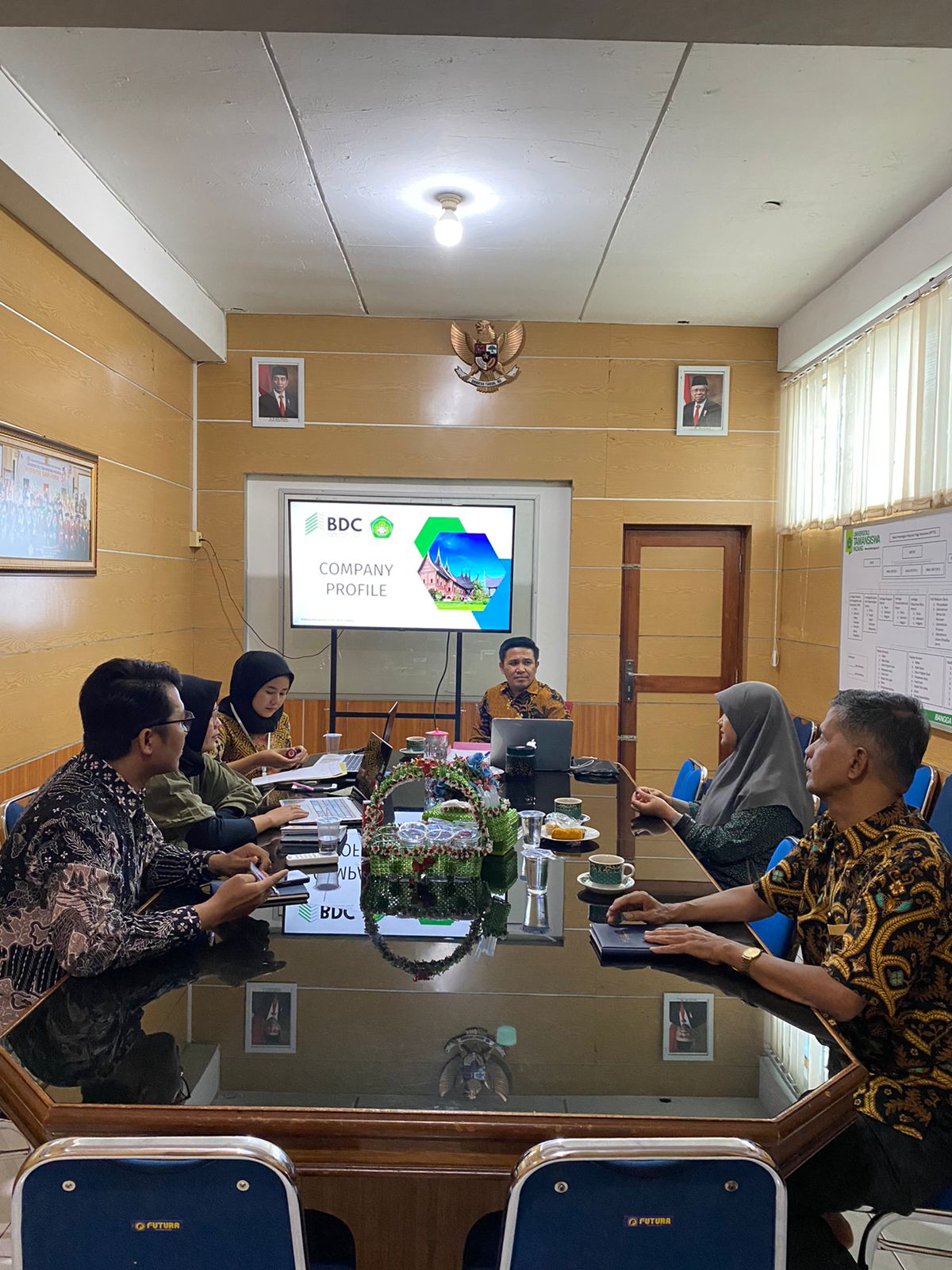 Koordinasi dengan BUMNag Development Center Universitas Taman Siswa 